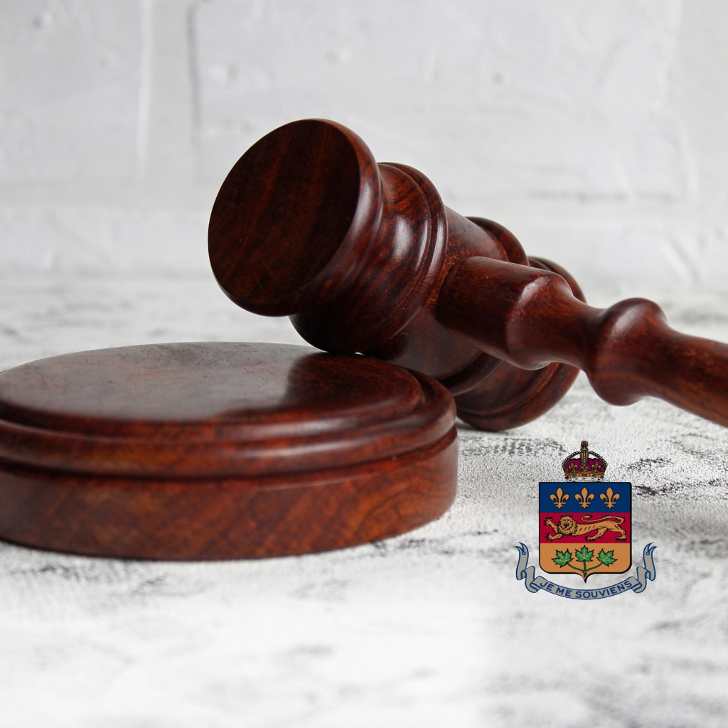 Marteau de juge pour illustrer Nouvelles règles de la Cour d’appel du Québec en matière criminelle en vigueur à compter du 11 mars 2024